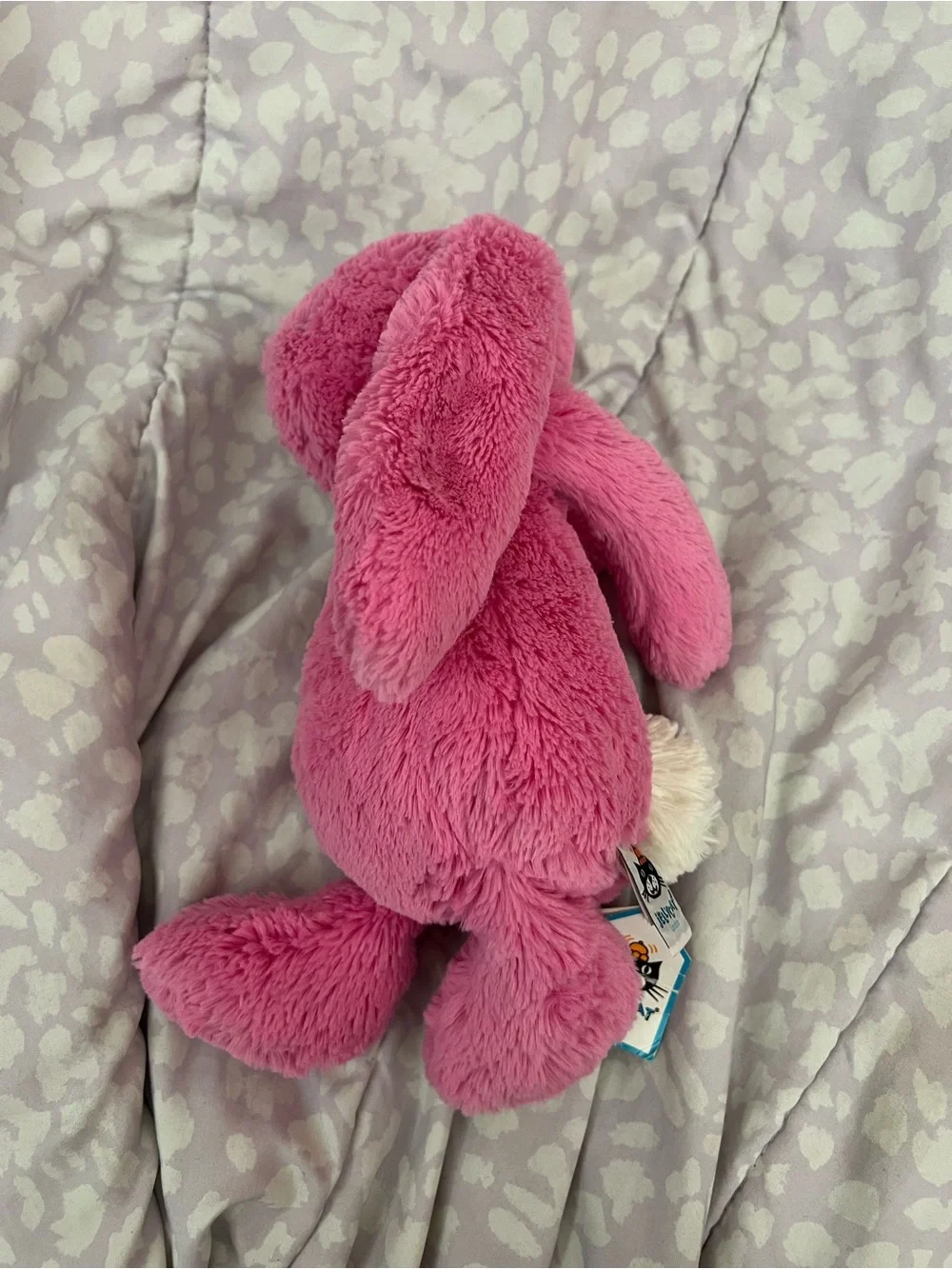 NWT Jellycat Medium Bashful Hot Pink Bunny Retired HTF Authentic